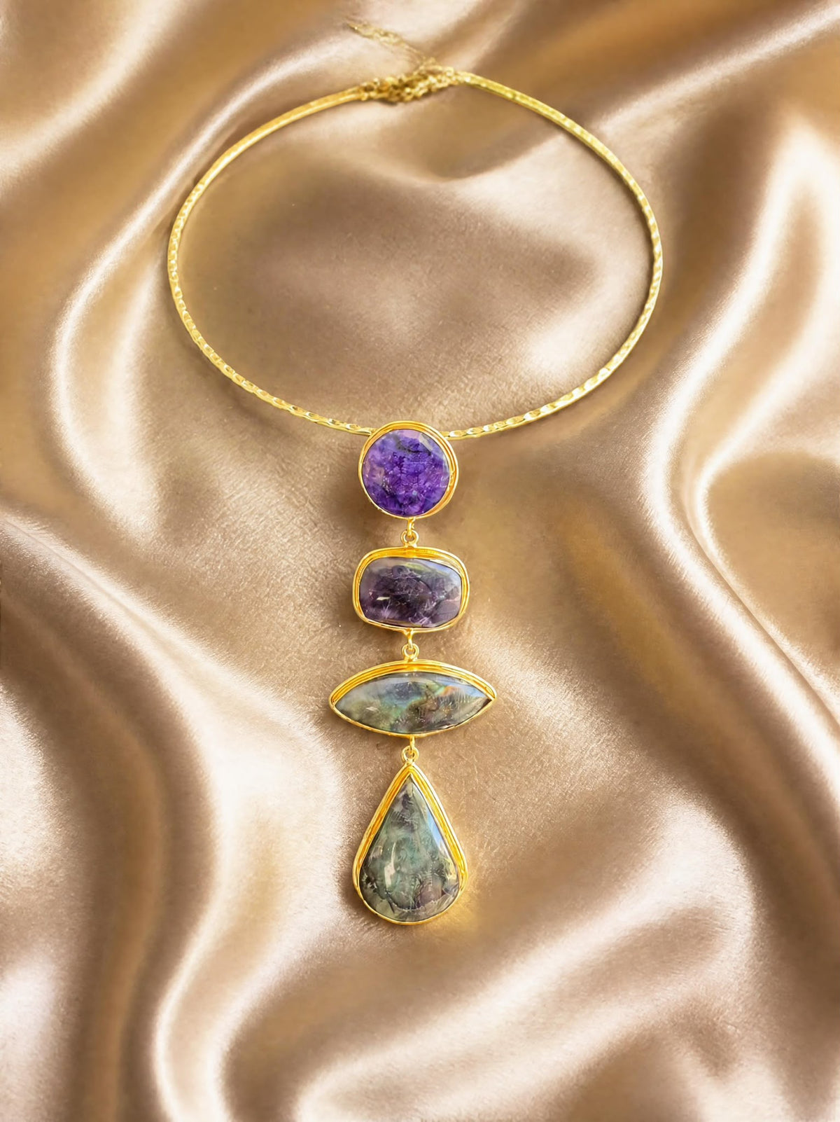 Individually Yours - Agate Gold Torque