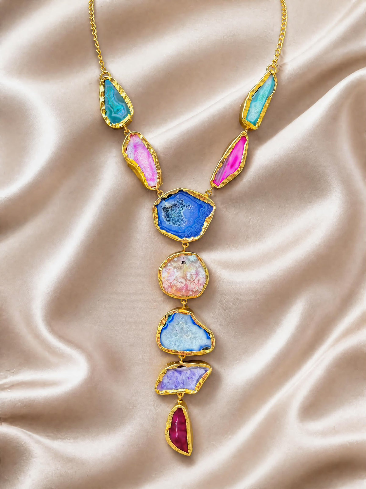 Individually Yours Agate Necklace - Ocean Sunrise