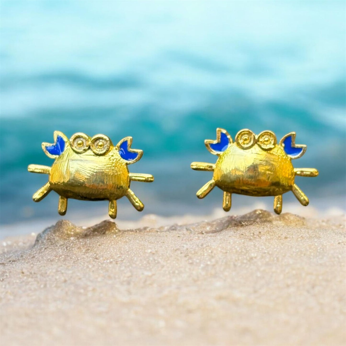 Sebastian Sparkle Crab Studs