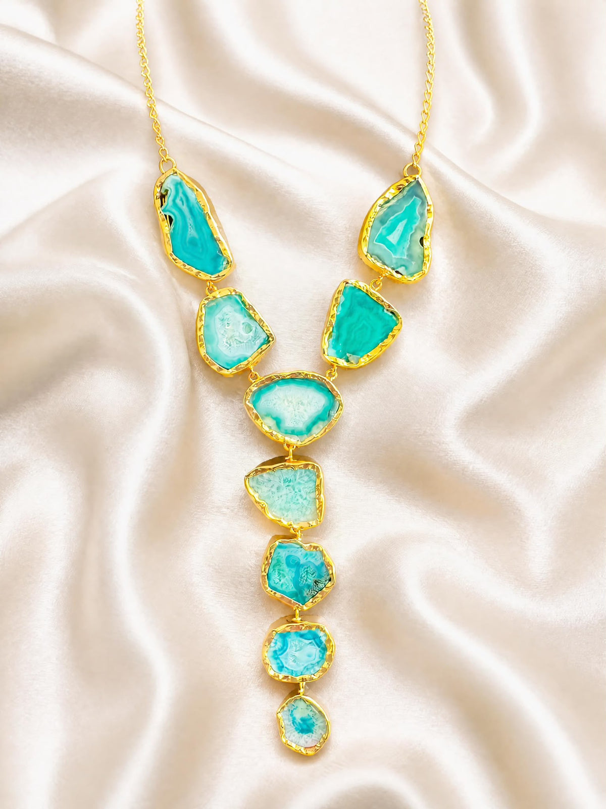 Individually Yours Agate Necklace - Turquoise Lagoon