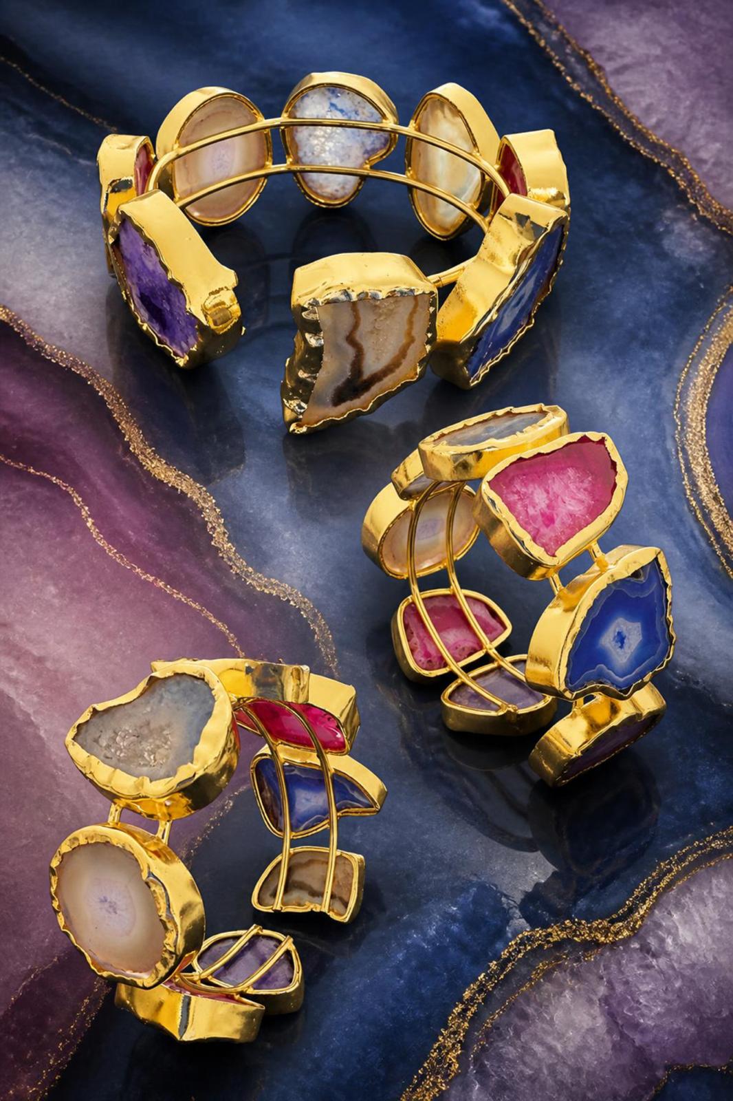 Individually Yours Agate Cuff - Twilight Galaxy
