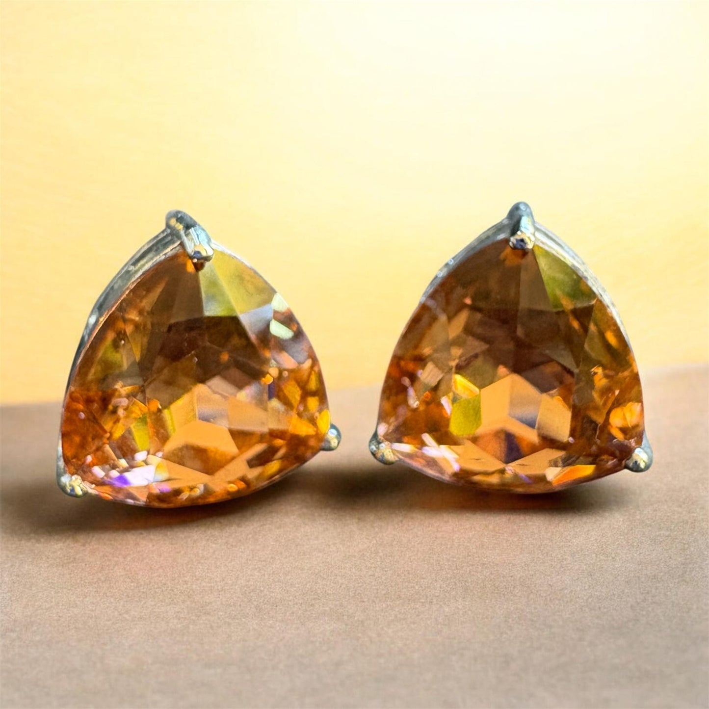 Aurora Prism Triangle Studs
