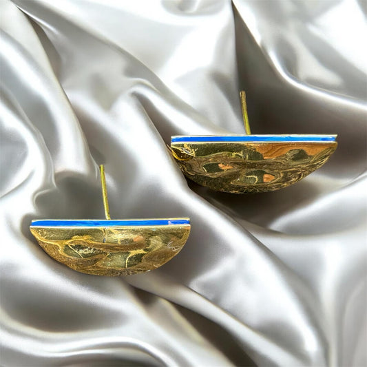 Golden Cresent Studs