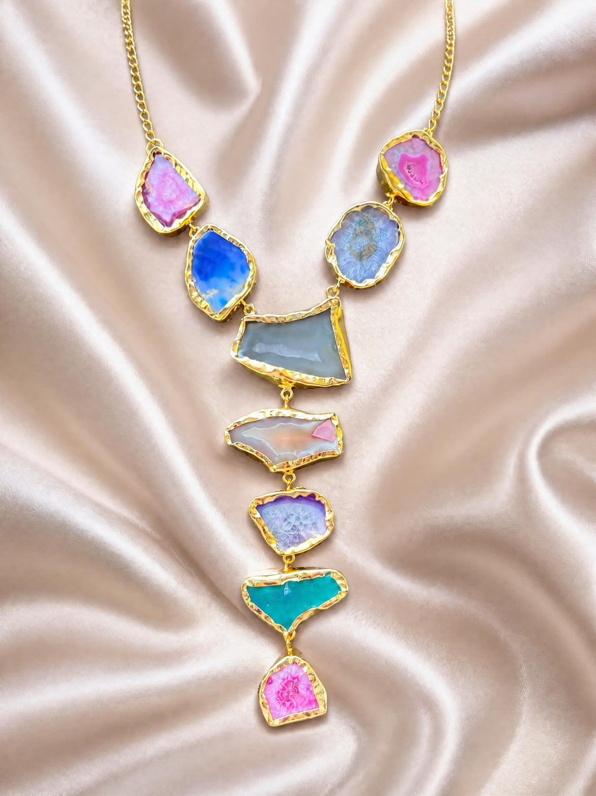 Individually Yours Agate Necklace - Celestial Oasis Geode