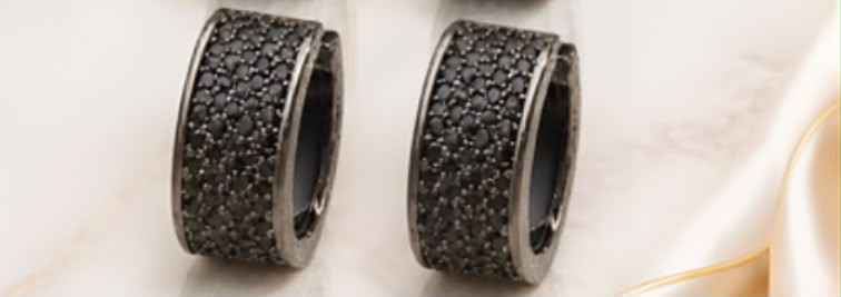 Crystal Cascade Hoops
