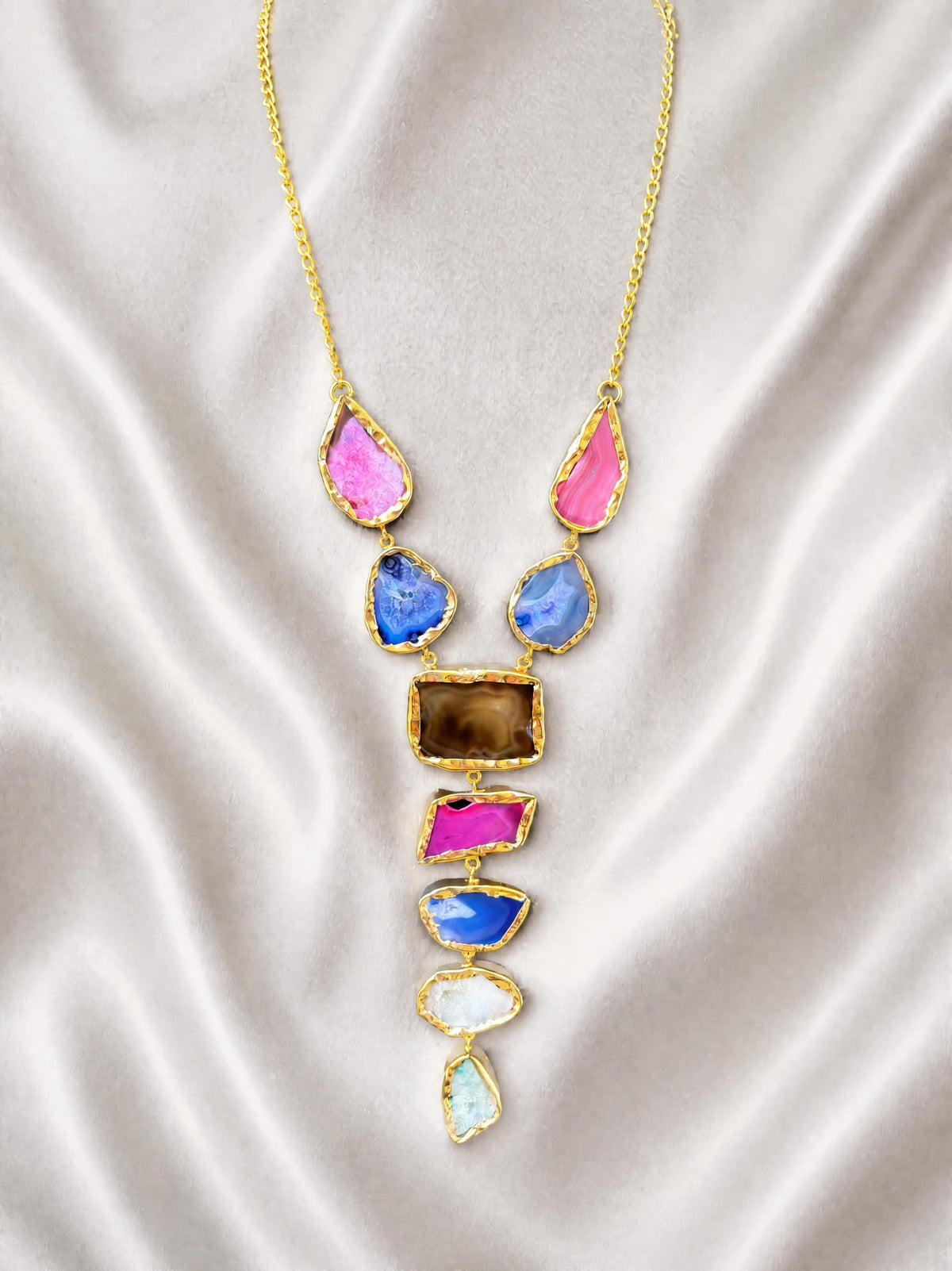 Individually Yours Agate Necklace - Desert Bloom