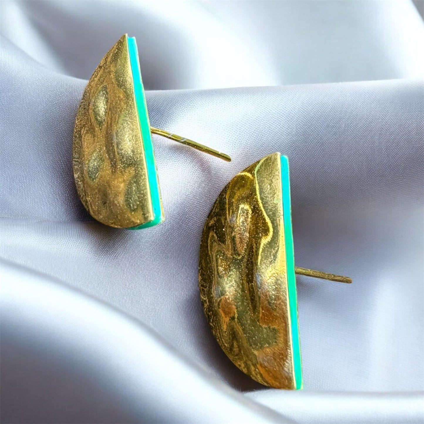 Golden Cresent Studs