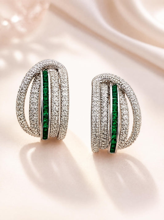 Infinity Sparkle Hoops
