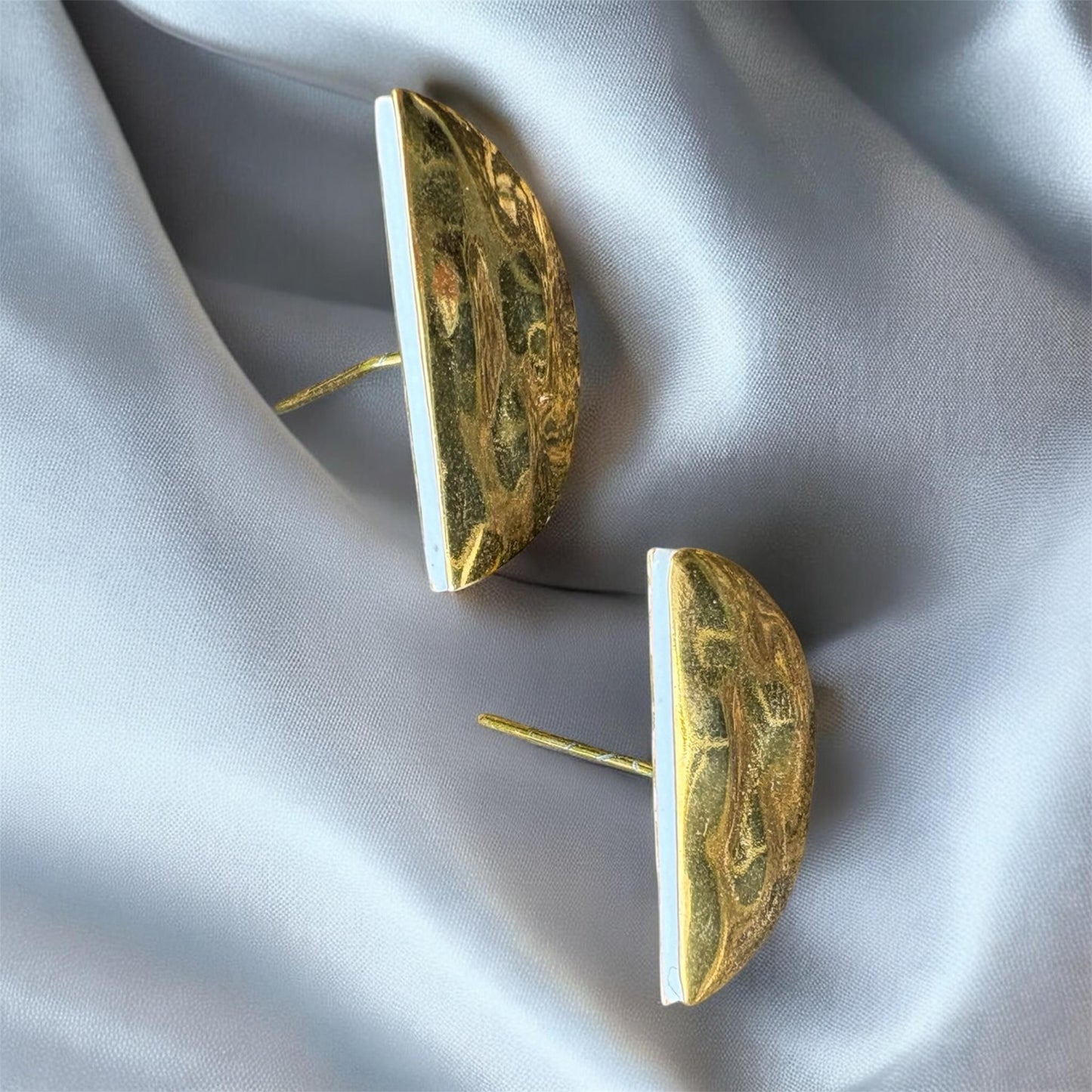 Golden Cresent Studs