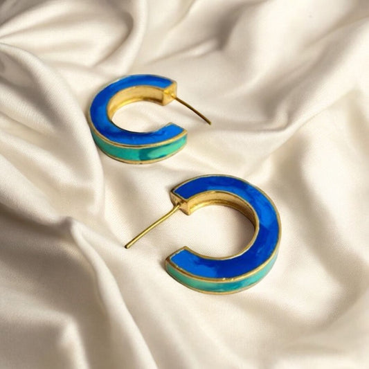 Lumiere Hoops Small - Blue