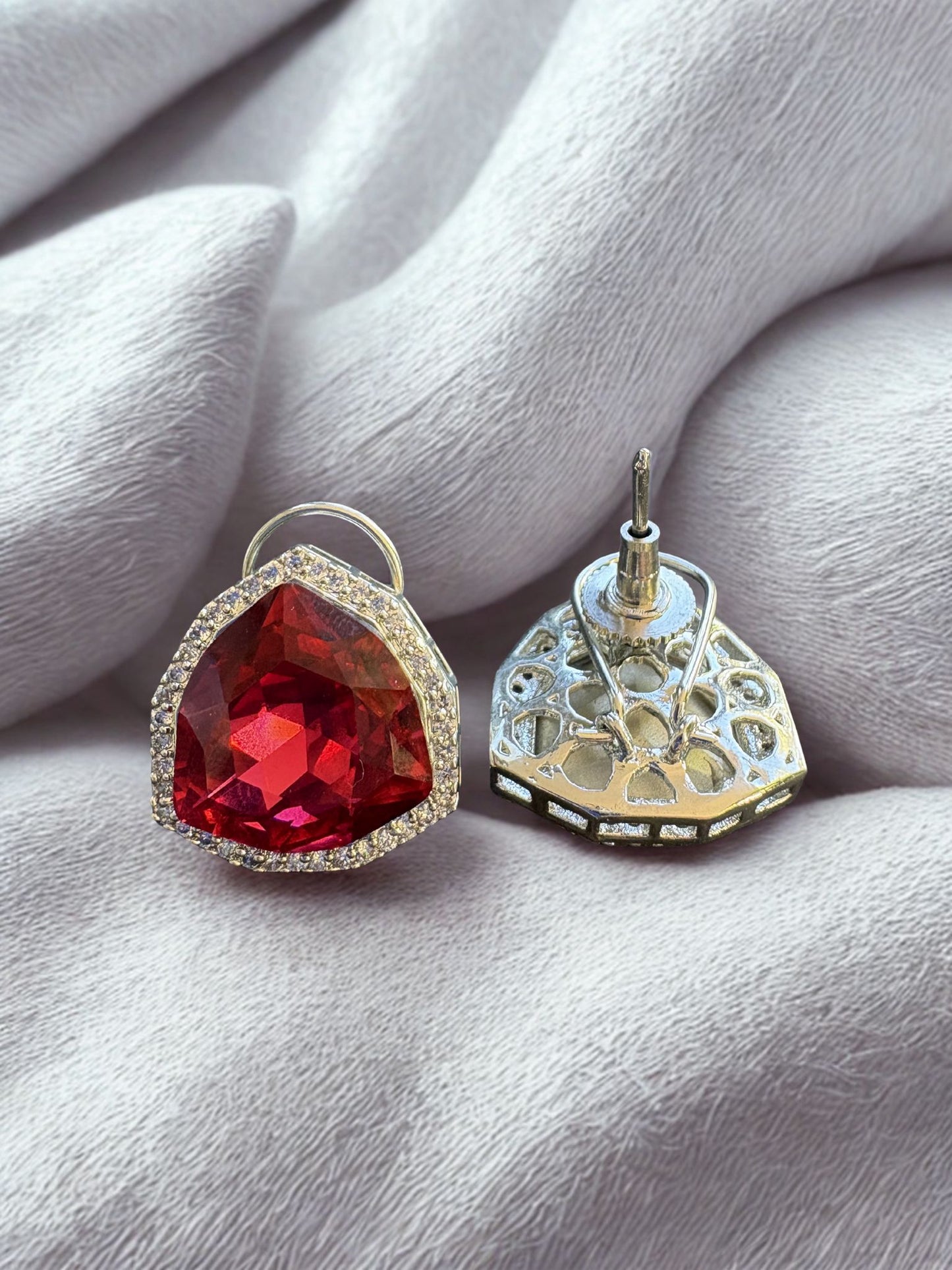 Royal Ember Cushion Studs