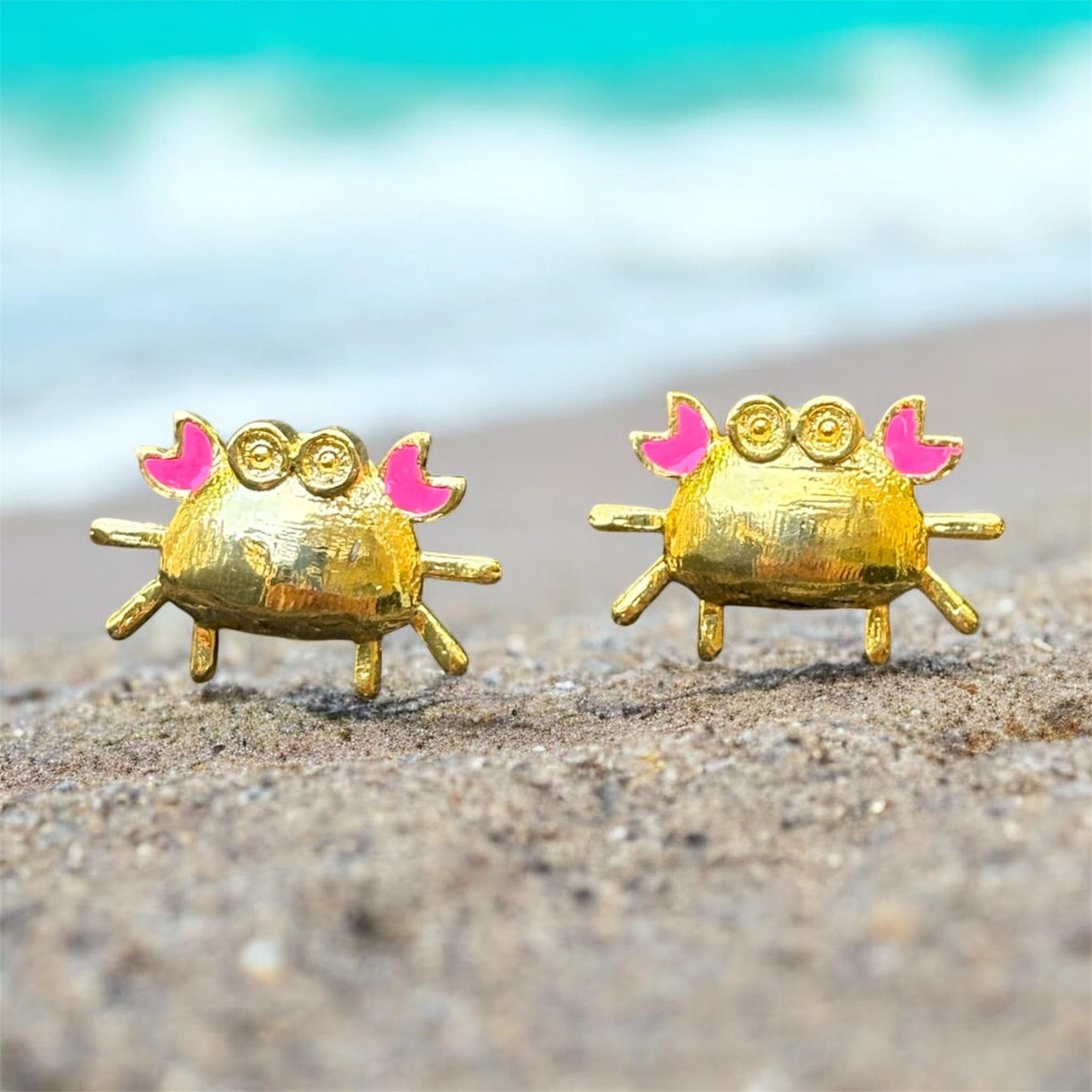 Sebastian Sparkle Crab Studs