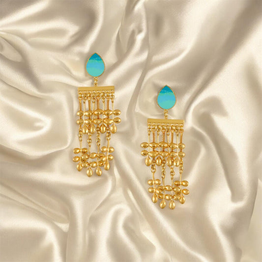 Turquoise Twilight Earrings