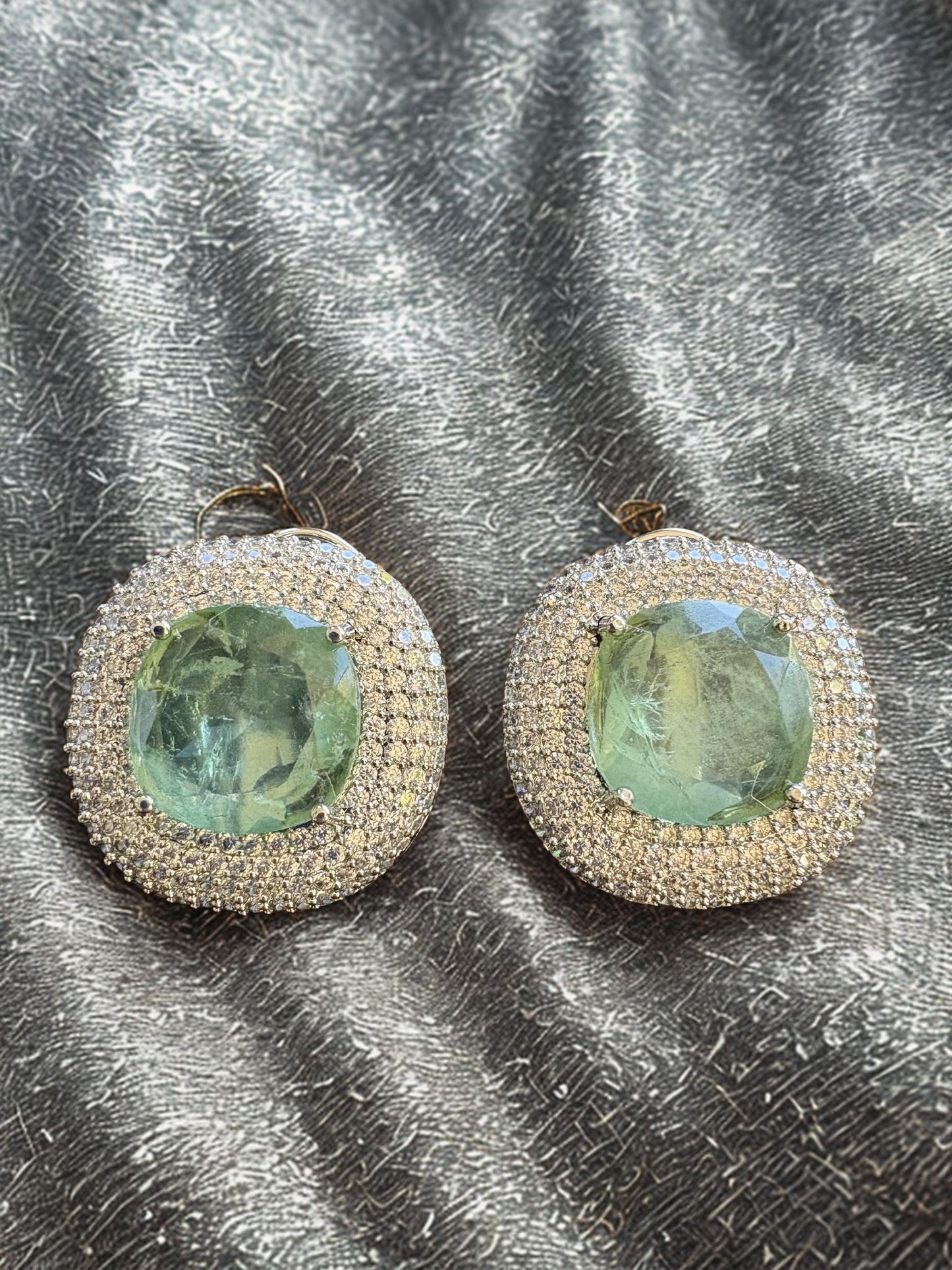 Verdant Halo Luxe Studs