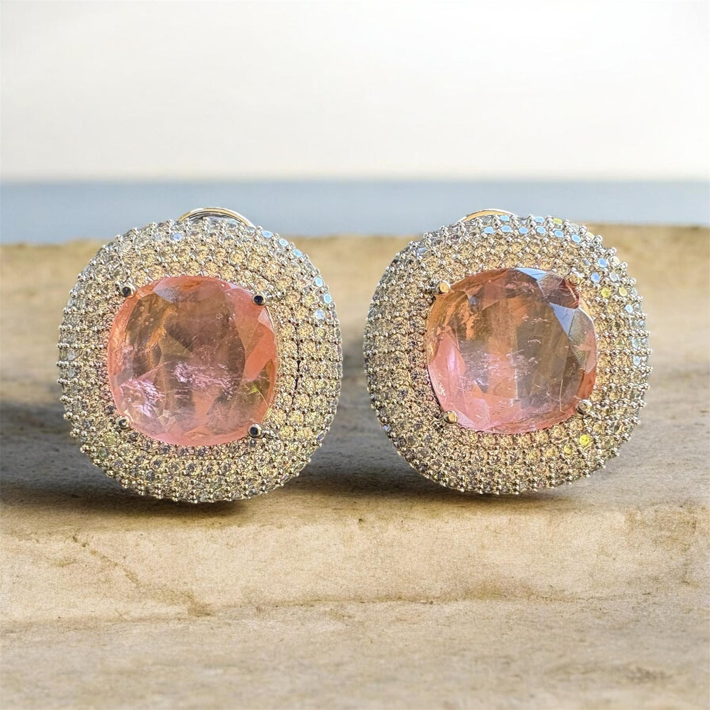 Verdant Halo Luxe Studs